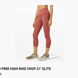 Fast and Free High Rise Crop 21" Elite Leggings